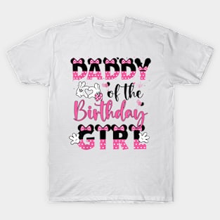 Daddy Of The Birthday Girl Mouse Family Matching T-Shirt